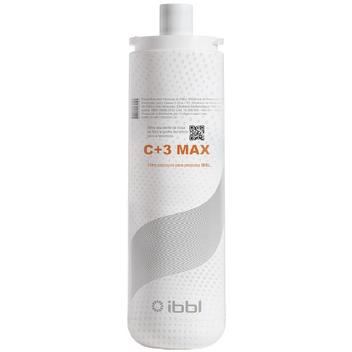 Refil Filtro para purificador de água Natural Max C+3 Refil Filtro para purificador de água Natural Max C+3
