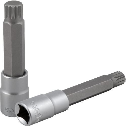 Soquete multidentado longo encaixe 1/2