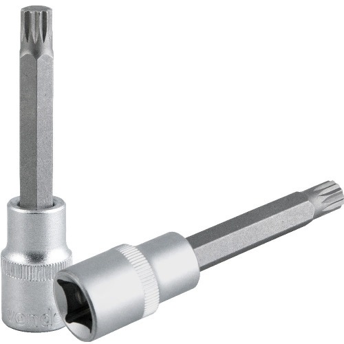 Soquete multidentado longo encaixe 1/2