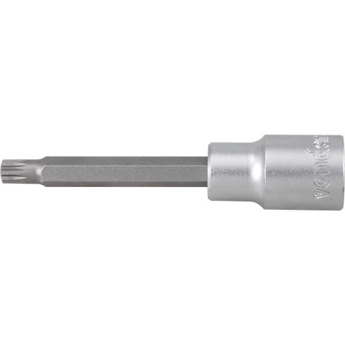 Soquete multidentado longo com encaixe 1/2 Soquete multidentado longo com encaixe 1/2