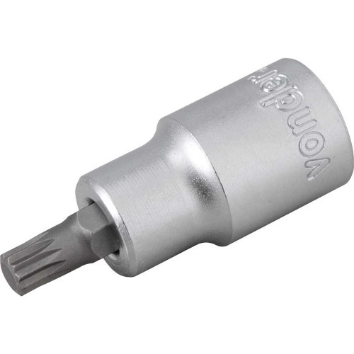 Soquete multidentado curto com encaixe 1/2 Soquete multidentado curto com encaixe 1/2