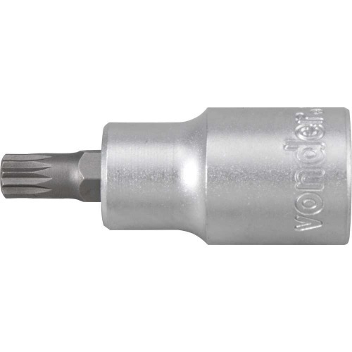 Soquete multidentado curto com encaixe 1/2 Soquete multidentado curto com encaixe 1/2