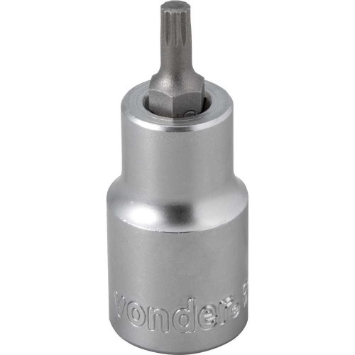 Soquete multidentado curto encaixe 1/2