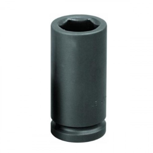 Soquete sextavado longo de impacto 24 mm com encaixe de 3/4 Soquete sextavado longo de impacto 24 mm com encaixe de 3/4