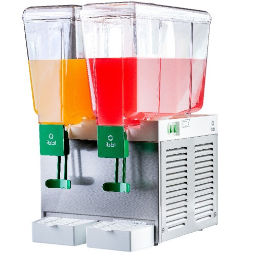 Refresqueira com 2 cubas 15L resfriamento compressor inox - BBS2  110V