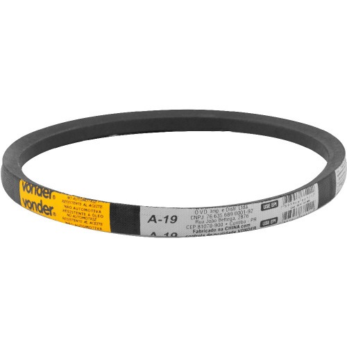Correia em V perfil A industrial - A19
