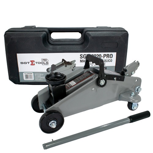 Macaco hidr�ulico tipo jacar� 2 toneladas com maleta - SGT-2020-PRO