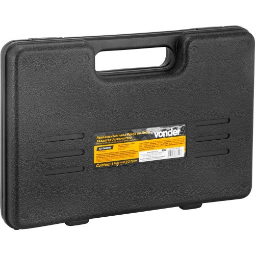 Jogo de ferramentas para pin�a de freio traseiro automotivo com 22 pe�as