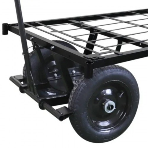 Carro plataforma com tampo em grade de a�o capacidade de 600 kg - MP-600G