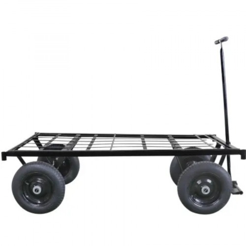 Carro plataforma com tampo em grade de a�o capacidade de 600 kg - MP-600G