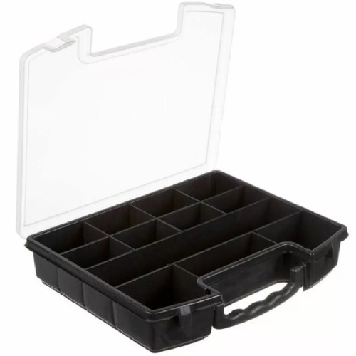 Caixa organizadora de utilidades tipo maleta - OR-108 Caixa organizadora de utilidades tipo maleta - OR-108