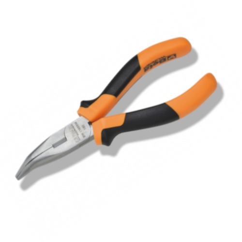 Alicate bico meia cana curvo extra longo 8