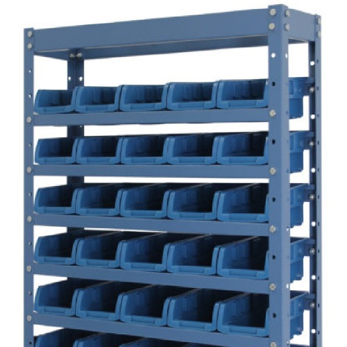 Estante met�lica com 30 gavetas n�3 azul - NE30/3A