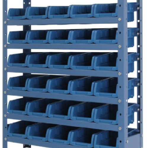 Estante met�lica com 30 gavetas n�3 azul - NE30/3A