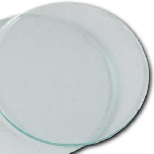 Lente redonda incolor para �culos de solda 50 mm