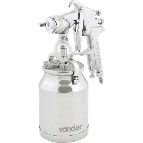 Pistola de pintura baixa produ��o caneca em alum�nio com bico de 1,8 mm - PSV 100