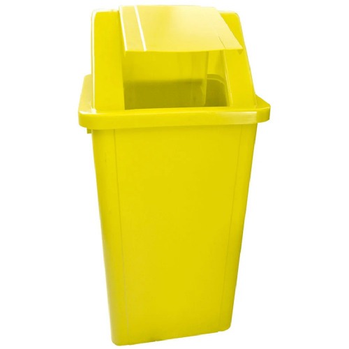Cesto coletor de lixo 60L tampa basculante Sem adesivo  - CV61