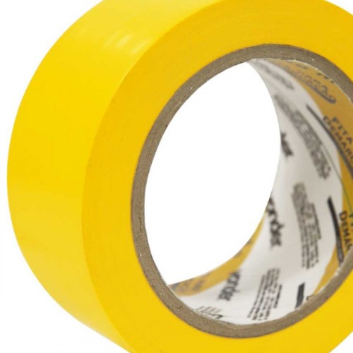 Fita adesiva para demarca��o 48 mm x 30 m amarela
