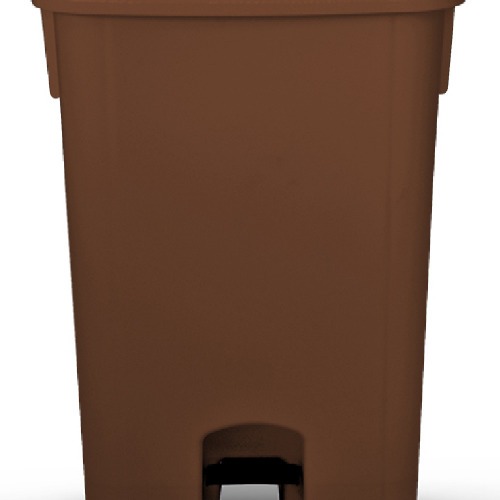 Cesto coletor de lixo com pedal 100L com rodas - CP11MR