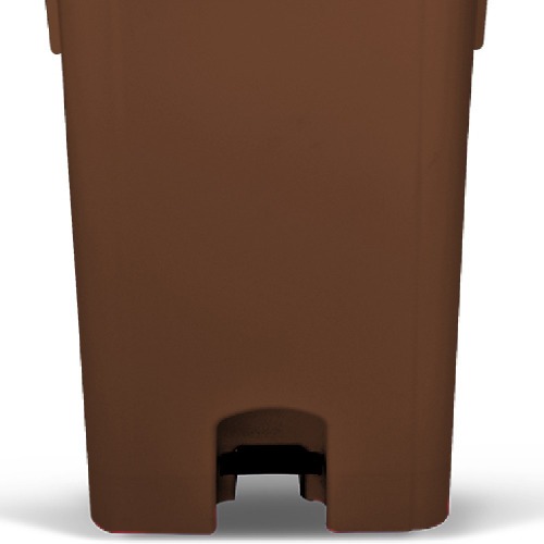Cesto coletor de lixo com pedal 100L com rodas - CP11MR