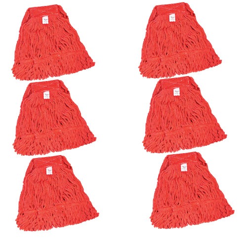 Refil mop úmido com loop e cinta 6 peças - MVRL40VM Refil mop úmido com loop e cinta 6 peças - MVRL40VM