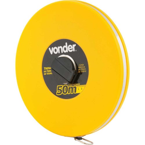 Trena de fibra de vidro 50 m com caixa fechada