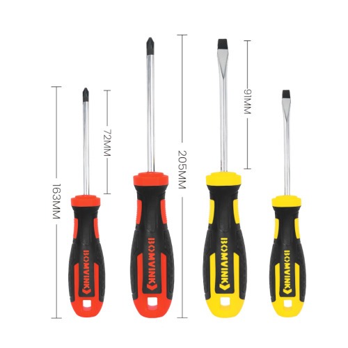 Chave de fenda e phillips 4 peças - BOM-3111 Chave de fenda e phillips 4 peças - BOM-3111