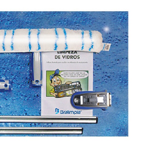 Mini kit de limpeza de vidros com 4 pe�as - KT900
