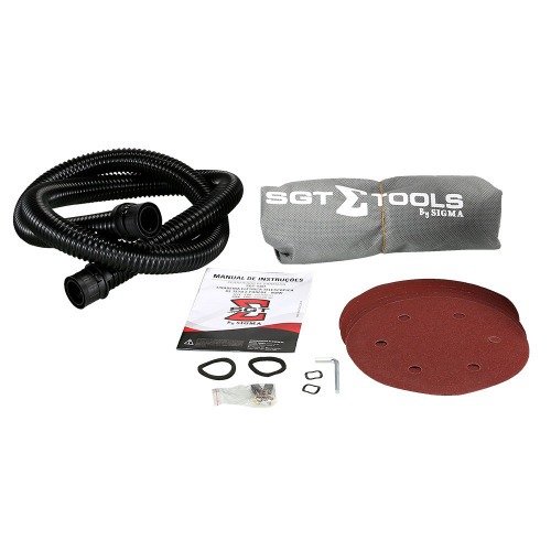 Lixadeira de parede e teto luz Led 225 mm 710W com coletor de pó - SGT-4301 220V Lixadeira de parede e teto luz Led 225 mm 710W com coletor de pó - SGT-4301 220V