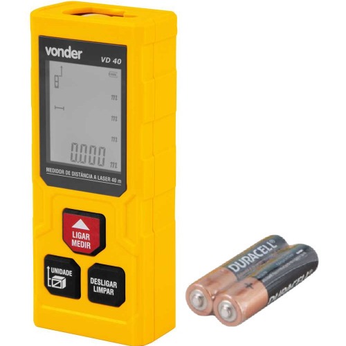 Trena a laser com leitura at� de 40 metros - VD 40