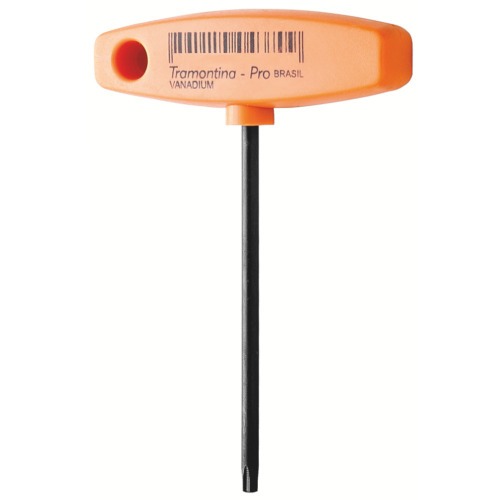 Chave hexalobular T45 x 150 mm cabo T a�o cromo van�dio