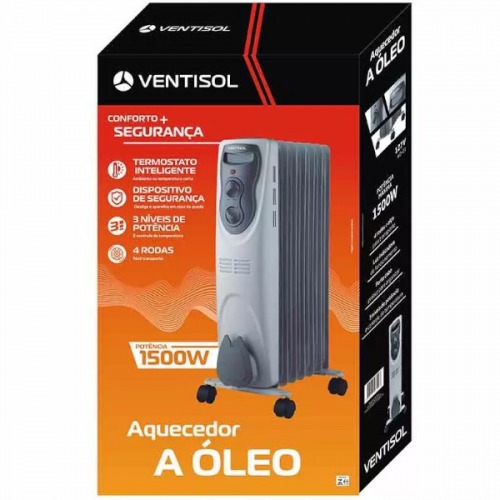 Aquecedor el�trico 1.500 watts a �leo - AO-02   220V