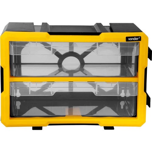 Organizador pl�stico com 2 compartimentos - OPV 002