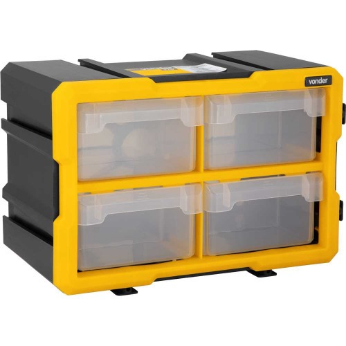 Organizador pl�stico com 4 compartimentos - OPV 004