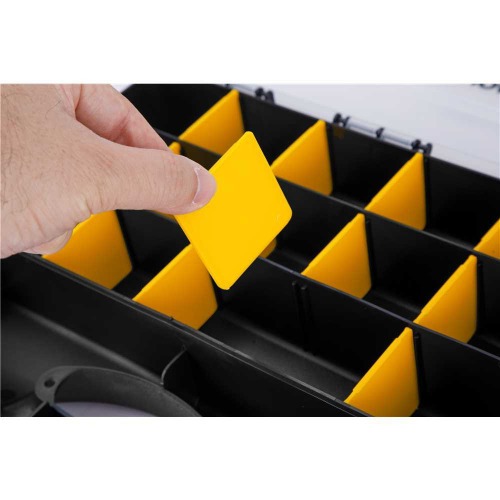 Organizador pl�stico com 17 compartimentos - OPV 170