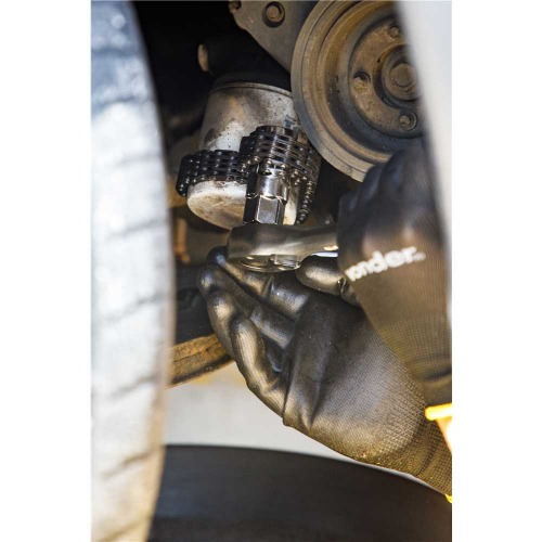 Saca filtro de óleo com corrente dupla ajustável até 143 mm Saca filtro de óleo com corrente dupla ajustável até 143 mm