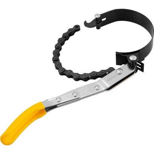 Saca filtro de �leo com cinta e corrente de 70 a 114 mm