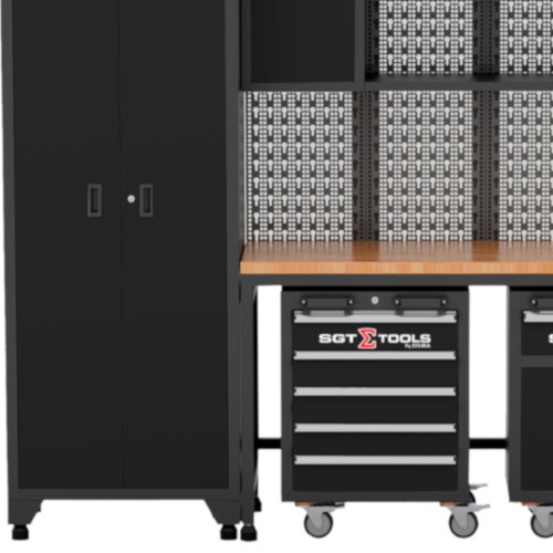 Arm�rio modular para oficina preto - 1205100652