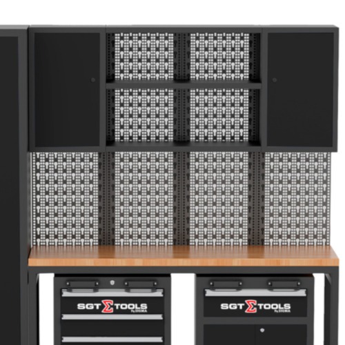 Arm�rio modular para oficina preto - 1205100652