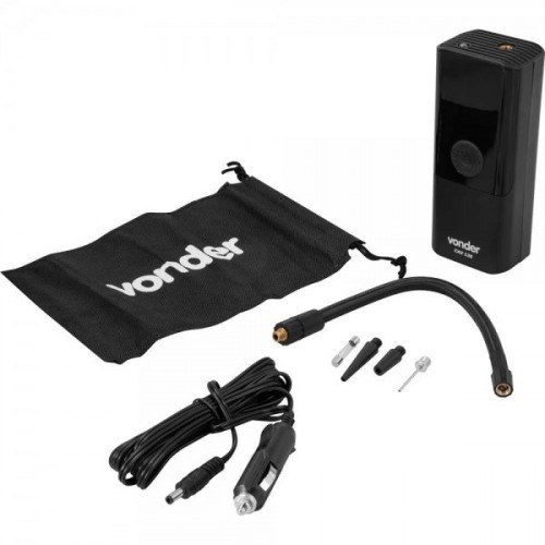 Compressor de ar automotivo 12V com acessórios - CAV 126 Compressor de ar automotivo 12V com acessórios - CAV 126