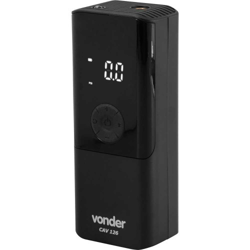 Compressor de ar automotivo 12V com acessórios - CAV 126 Compressor de ar automotivo 12V com acessórios - CAV 126