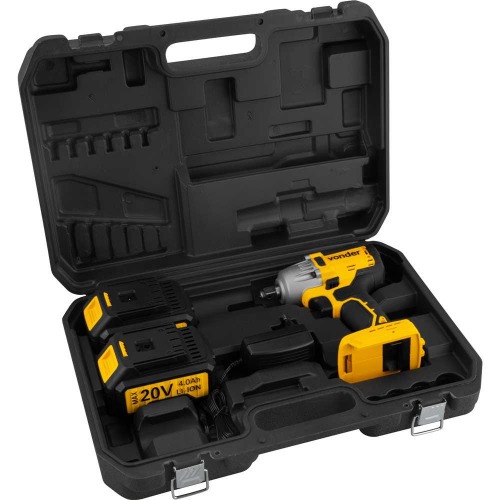 Chave de impacto a bateria 20V encaixe de 1/2 Chave de impacto a bateria 20V encaixe de 1/2