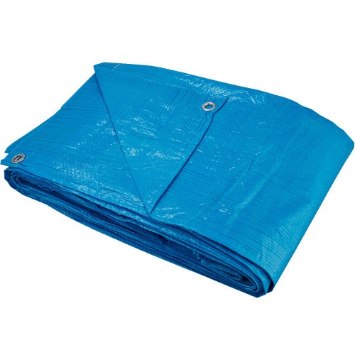 Lona de polietileno 8 x 7 m 100 micra azul