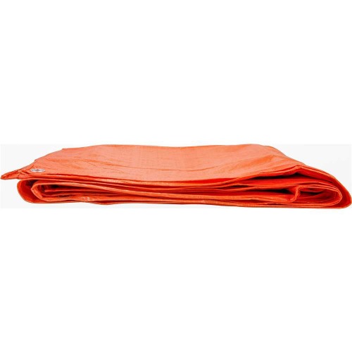 Lona de polietileno 6 x 5 m 100 micra laranja Lona de polietileno 6 x 5 m 100 micra laranja