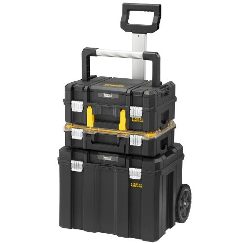 Caixa pl�stica para ferramentas torre 3 m�dulos com rodas Fatmax - Pro-Stack