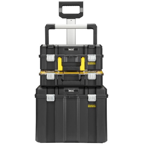 Caixa pl�stica para ferramentas torre 3 m�dulos com rodas Fatmax - Pro-Stack