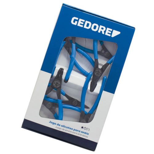 Jogo de alicates para an�is internos e externos 8 pe�as - C8000A-J8