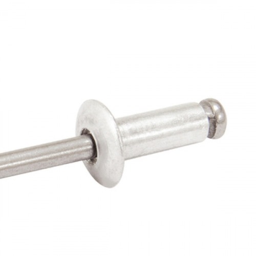Rebite de repuxo em alumínio 4,0 x 12 mm com 100 peças Rebite de repuxo em alumínio 4,0 x 12 mm com 100 peças