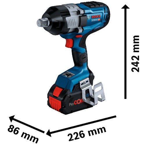 Chave de impacto a bateria 18V 8Ah 3/4