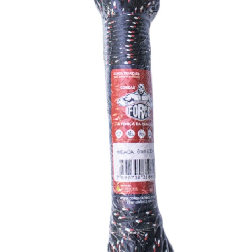 Corda multifilamento tran�ada 6 mm x 20 m cores sortidas - 247